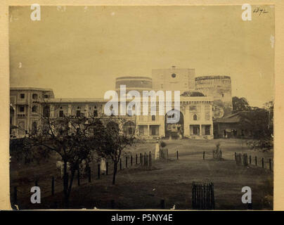 N/A. Anglais : Bhadra Fort à Ahmedabad, Gujarat, Inde - 1872 . 1872. 197 Inconnu Bhadra Fort à Ahmedabad, Gujarat, Inde - 1872 Banque D'Images