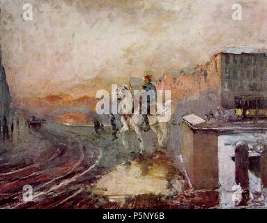N/A. Anglais : Porta Ticinesa . 1895. Mosè Bianchi (1840-1904) peintre italien Description Date de naissance/décès 13 octobre 1840 au 15 mars 1904 Lieu de naissance/décès Monza, Italie Monza, Italie lieu de travail Italie contrôle d'autorité : Q1141251 VIAF:22413556 ISNI:0000 0000 6629 5885 ULAN:500021247 RCAC:n87882198 Bibliothèque ouverte:OL1091598WorldCat un Dock 198 Bianchi Banque D'Images