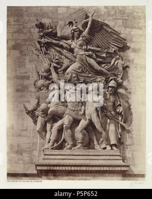 N/A. Anglais : Bas-relief de l'Arc de l'Etoile (c 1855) . vers 1855. Édouard Baldus (1813-1889) Noms alternatifs Édouard-Denis Baldus, Edouard Baldus, Eduard Baldus ; Edouard-Denis Baldus Edouard Denis Baldus, photographe français Description Date de naissance/décès 5 Juin 1813 22 décembre 1889 Lieu de naissance/mort Grunebach Prusse, lieu de travail Paris Paris contrôle d'autorité : Q71244 VIAF:29833701 ISNI:0000 0000 8368 3572 ULAN:500024737 RCAC:nr88012114 Bibliothèque ouverte:OL2272613WorldCat 174 un bas-relief de l'Arc d l'Etoile Banque D'Images