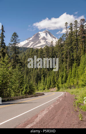 Mt. Hood wilderness via Hwy-26 Oregon State Banque D'Images