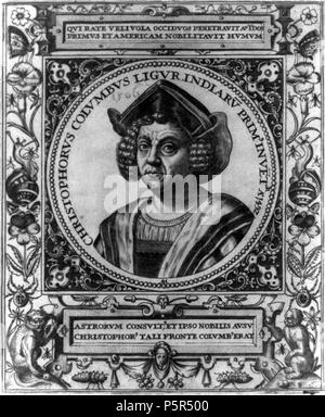 N/A : eština Kolumbus Kryštof, rytina Johanna Théodore de Bry, 16. století English : Christophe Colomb, gravure de Johann Theodor De Bry (Théodore de Bry), 16e siècle. vers 1590. Johann Theodor de Bry (1561-1623) Noms alternatifs Jan Theodor de Bry, Jan Theodoor de Brij, Jan Theodor de Brij, Johann Theodor de Brij, Jan Theodoor de Bry Description éditeur allemand, graveur et dessinateur Date de naissance/décès 1561 31 janvier 1623 Lieu de naissance/décès Strasbourg ou Liège Bad Schwalbach lieu de travail Frankfurt (vers 1612-1613), Oppenheim contrôle d'autorité : Q1696381 VIA Banque D'Images