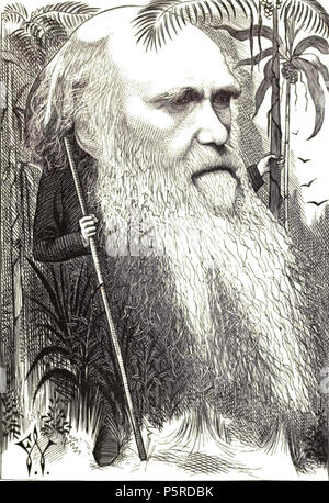 N/A. Anglais : Charles Robert Darwin, la sélection naturelle à partir de Cartoon portraits et biographies des hommes du jour . 1873. Illustrateur : Frederick Waddy (1848-1901) La description de l'artiste, sculpteur, illustrateur et caricaturiste Date de naissance/décès 1848 30 septembre 1901 Lieu de naissance d'Islington (période de travail 1870 1901 Contrôle d'autorité : Q18511856 VIAF:60443987 ISNI:0000 0000 2344 7658 RCAC:n82228416 WorldCat 261 C. R. Darwin, F.R.S Banque D'Images