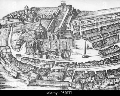 N/A. Deutsch : Campo Santo Teutonico Saint-pierre Dom und auf der Karte Antonio Tempestas, 1593 . 1593. Antonio Tempesta (1555-1630) Noms alternatifs Tempesta Description graveur italien, peintre et dessinateur Date de naissance/décès 1555 5 août 1630 Lieu de naissance/décès Florence Florence contrôle d'autorité : Q605447 VIAF:73935201 ISNI:0000 0001 1029 4899 ULAN:500027888 RCAC:n:WGA86119084 TEMPESTA, Antonio Campo Santo Teutonico WorldCat 265 1593 Banque D'Images