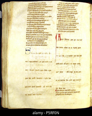 Cancioneiro da Ajuda. Anglais : Cancioneiro da Ajuda manuscrits Português : manuscritos n w:pt:Cancioneiro da Ajuda 267 Cancioneiro da Ajuda 216 69v Banque D'Images