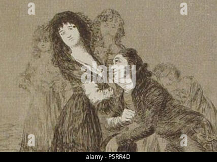 N/A. ¿Quién más rendido.-detalle 1 del Capricho nº 27 : Francisco Goya y Lucientes, Pintor de Goya, serie Los Caprichos . 1799. Francisco Goya (1746-1828) Noms alternatifs Francisco Goya Lucientes, Francisco de Goya y Lucientes, Francisco José Goya Lucientes Description l'espagnol, peintre, graveur, lithographe, graveur et aquafortiste Date de naissance/décès 30 Mars 1746 16 avril 1828 Lieu de naissance/décès Fuendetodos Bordeaux lieu de travail Madrid, Saragosse, Bordeaux contrôle d'autorité : Q5432 VIAF:54343141 ISNI:0000 0001 2280 1608 ULAN:500118936 RCAC:n:NLA79003363 36545788 2 WorldCat Banque D'Images