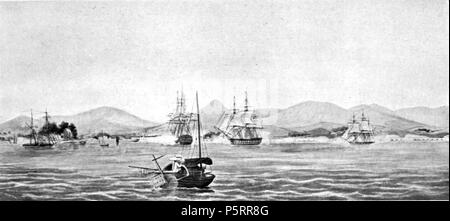 N/A. Capture d'Amoy, 1841. Publié 1924. Le lieutenant R. B. Crawford, R.N. 269 Capture d'Amoy, planche 2 Banque D'Images