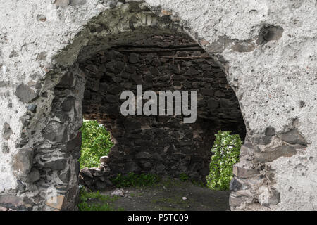 Ruines du château de saris près de Presov en Slovaquie Banque D'Images