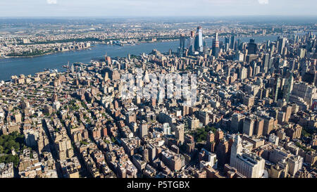 Midtown Manhattan Skyline, New York City, et de Jersey City, NJ, USA Banque D'Images