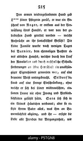 Die Familie Seldorf Erster Theil. Deutsch : Dies ist ein Scan des historischen : Buch鋨es français : c'est un scan de la document historique : Thérèse Huber 420 De Die Familie Seldorf Huber (E) V1 222 Banque D'Images