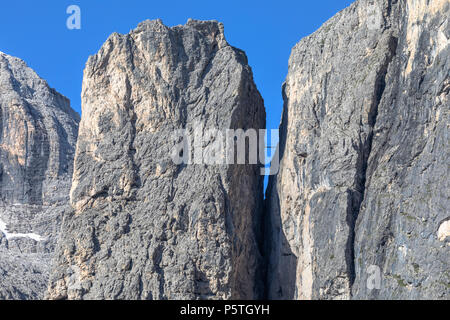 Gardena Pass, Groupe du Sella, Tyrol du Sud, Italie, Europe Banque D'Images