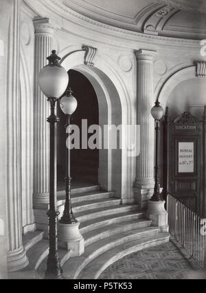 328 Charles Marville, théâtre du Vaudeville - entrée privée, 1878 Banque D'Images