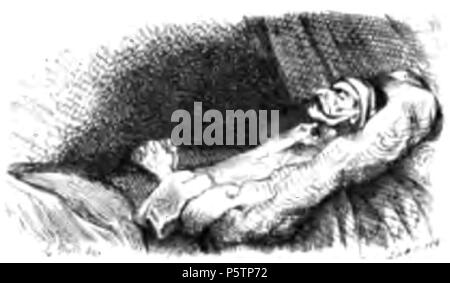 N/A. Italiano : Ritaglio dal Don Chisciotte Gamba-Ambrosoli, pag. 46 (64) .djvu del . M. de Cervantes, B. Gamba, F. Ambrosoli 339 Chisciotte un letto Banque D'Images