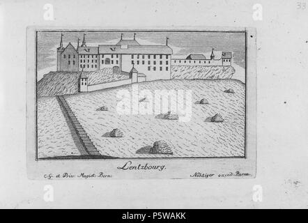 N/A. Deutsch : Buch : 'Sammlung Ansichten von aus dem ehemaligen Gebiet des Standes Bern', Lentzbourg . vers 1900. Inconnu 319 CH-NB-Sammlung von Ansichten aus dem ehemaligen Gebiet des Standes Bern-19482-page020 Banque D'Images