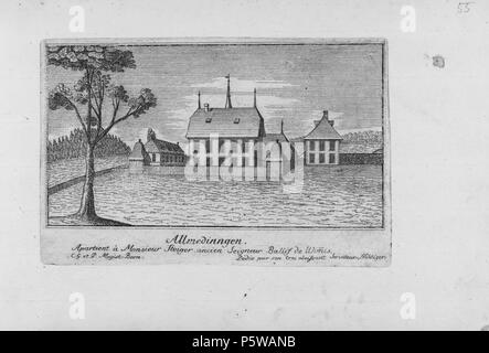 N/A. Deutsch : Buch : 'Sammlung Ansichten von aus dem ehemaligen Gebiet des Standes Bern', Allmedinngen . vers 1900. Inconnu 320 CH-NB-Sammlung von Ansichten aus dem ehemaligen Gebiet des Standes Bern-19482-page064 Banque D'Images