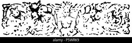 N/A. Italiano : Ritaglio dal Don Chisciotte Gamba-Ambrosoli, pag. 40 (58) .djvu del . M. de Cervantes, B. Gamba, F. Ambrosoli 465 Don Chisciotte cap fregio4 Banque D'Images