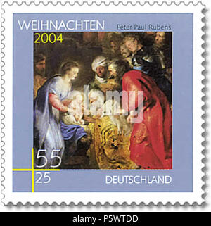 N/A. Deutsch : die Anbetung der Könige' © Janskirche Mecheln St., Belgien, . Premier jour de publication : 2004-11-04. Peter Paul Rubens (1577-1640) Noms alternatifs Rubens, Pierre Paul Rubens, Pieter Paul Rubens, Sir Peter Paul Rubens Description peintre flamand, sculpteur, dessinateur et graveur Date de naissance/Décès 28 Juin 1577 30 mai 1640 Lieu de naissance/décès Siegen Anvers Anvers lieu de travail (1589-1600), Paris (9 mai 1600-1608), Espagne (1603), Anvers (1608-1640), Pays-Bas (1612), Paris (23 mai 1623-29 juin 1623, 4 février 1625-9 juin 1625), Calais (novembre 1626), Paris Banque D'Images