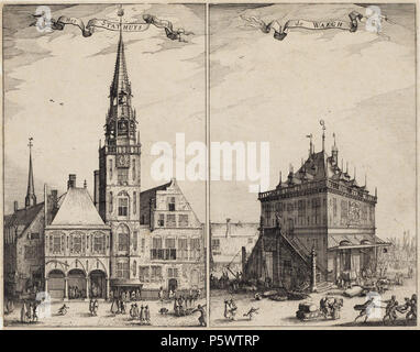 N/A. Nederlands : Beschrijving Het oude stadhuis en de waag op de Dam. Un dubbelprent Vervaardiger Documenttype prent, Claes Jansz Visscher (1587-1652) Collectie Collectie 1613 Atlas Splitgerber Datering t/m 1648 http://archief.amsterdam/archief/10001 Geografische naam Dam Inventarissen Afbeeldingsbestand 010001000616 . 1613 t/m 1648. Claes Jansz Visscher (1587-1652) 350 Claes Jansz Visscher, Afb 010001000616 Banque D'Images