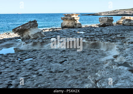 MALTE Marsaxlokk Piscine Saint Pierre Banque D'Images