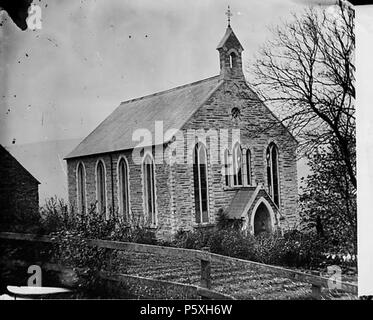 Chapelle de la Congrégation [, Llandderfel] [GRAPHIC].. 1 : négatif, verre au collodion humide, n&b ; 10 x 12,5 cm. vers 1875. Thomas, John, 374 chapelle de la Congrégation, Llandderfel ANL3361535 Banque D'Images