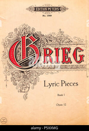 N/A. Anglais : Edvard Grieg - Lyrics Morceaux Opus 12 Livre 1 . 14 février 2010. Edvard Grieg (1843-1907) Noms alternatifs Edvard Hagerup Grieg compositeur et pianiste norvégien Description Date de naissance/Décès 15 Juin 1843 4 septembre 1907 Lieu de naissance/décès Bergen Bergen Romantisme période de travail contrôle d'autorité : Q80621 VIAF:46946549 ISNI:0000 0001 2279 5367 RCAC:n:NLA79046495 36173485 MusicBrainz:013c8e5b-D72A-4cd3-8dee-6c64d6125823 494 WorldCat Edvard Grieg - Lyrics Morceaux Opus 12 livre 1 Banque D'Images