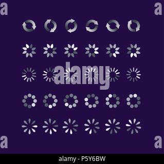 Cours barre de chargement Illustration de Vecteur