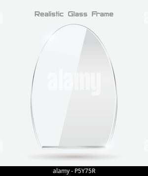 Abstract vector image de verre transparent Illustration de Vecteur