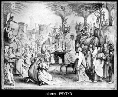 N/A. Deutsch : Einzug Jesu à Jérusalem (2011 auf Pergament nach Jacques Callot ; 8,8 × 6,8 cm ; Kunstsammlungen zu Maihingen) . 1639. Friedrich Brentel (1580-1651) Description peintre allemand, dessinateur et graveur Date de naissance/décès 9 Juillet 1580 17 mai 1651 Lieu de naissance/décès Audenge Straßburg période de travail, lieu de travail 1596-1651 Straßburg contrôle d'autorité : Q5503769 VIAF:69202924 ISNI:0000 0000 6663 8059 ULAN:500003074 RCAC:n97864884 GND:130498300 F 542 WorldCat Brentel - Einzug Jesu à Jérusalem - 1639 (ZBF120A) Banque D'Images