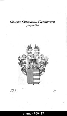 N/A. Czernin von Chudenitz Wappen 2 - Tyroff AU.jpg . Entre 1831 et 1868. Czernin von Chudenitz 396 Inconnu 2 - Tyroff À Banque D'Images