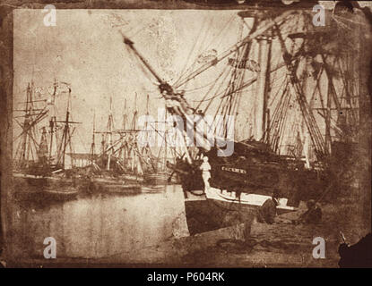 N/A. Anglais : Leith Docks avec le 'navire' Cockburn Attaché . circa 1845. Hill et Adamson Alternative Names Hill et Adamson écossais Description Photo studio. Partenariat de David Octavius Hill et Robert Adamson période de travail entre 1843 et 1848 lieu de travail Rock House sur Calton Hill, Édimbourg, Écosse le contrôle d'autorité : Q3678920 VIAF:127745730 ULAN:500041217397 D.O. Hill Edinburgh Banque D'Images