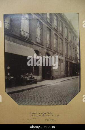 534 Eugène Atget - Hôtel d'Aiguillon, 7ème arrondissement, Paris - Musée Carnavalet Banque D'Images