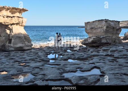 MALTE Marsaxlokk Piscine Saint Pierre Banque D'Images