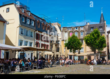 Place du Marché Gayot, Grande Ile, Strasbourg, Alsace, France Banque D'Images