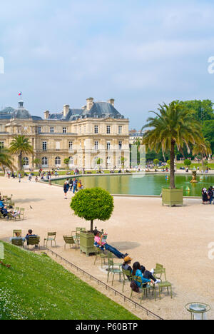 Jardin du Luxembourg, Jardin du Luxembourg, 6ème arrondissement, Paris, France Banque D'Images