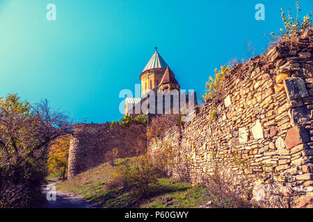 Ancienne forteresse Ananuri en Géorgie, pays de l'Europe Banque D'Images