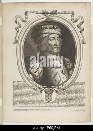 N/A. Français : les augustes représentations de tous les rois de France, depuis Pharamond jusqu'à Louis XIV,... avec un abrégé historique sous chacun, contenant leurs naissances, les inclinations et actions plus remarquables pendant leurs règnes . 1690. Nicolas de Larmessin (1632-1694) Alternative Names Nicolas de Larmessin, Nicolas Ier de Larmessin Description graveur français, éditeur et printseller Date de naissance/décès 1632 1694 Lieu de naissance/décès lieu de travail Paris Paris Paris contrôle d'autorité : Q16666497 VIAF:95825858 ISNI:0000 0001 2282 7808 ULAN:500023451 BNE:XX855743 Kult Banque D'Images