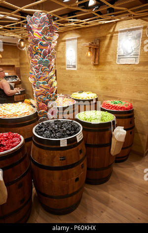 Le capitaine Candy Shop Dubrovnik Croatie Banque D'Images