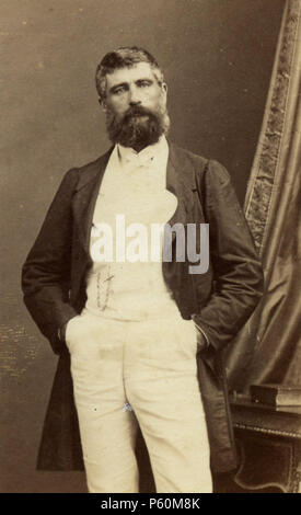 N/A. François Ducuing . vers 1870. Nadar (1820-1910) Noms alternatifs : Gaspard-Félix Tournachon Nom légal : pseudonyme Nadar photographe français Description, caricaturiste, aéronaute et écrivain Date de naissance/Décès 6 Avril 1820 20 mars 1910 Lieu de naissance/décès Paris ancien 4ème arrondissement de Paris période de travail 1854-1910 lieu de travail Paris contrôle d'autorité : Q40116 VIAF:84808952 ISNI:0000 0001 2141 8535 ULAN:500005199 RCAC:n:NLA50014563 35553829 551 Fducuing WorldCat2 Banque D'Images