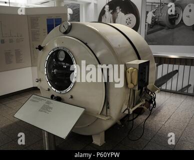 Type de chambre basse pression Schroedter, 1960. Deutches Museum. Munich. L'Allemagne. Banque D'Images