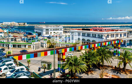 Port d'Alger, la capitale de l'Algérie Banque D'Images