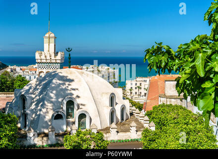 La Mosquée Sidi Abder Rahman à la Casbah d'Alger, Algérie Banque D'Images
