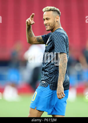 Moscou, Russie. 27 Juin, 2018. Neymar (BRA) Football/soccer : la Russie Coupe du Monde 2018 Groupe E match entre la Serbie 0-2 Brésil au stade du Spartak de Moscou, Russie . Credit : AFLO/Alamy Live News Banque D'Images