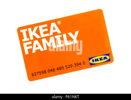 Carte de fidélité Ikea Family Banque D'Images