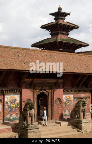 Katmandou, Népal 2012. Durbar Square à Patan Banque D'Images