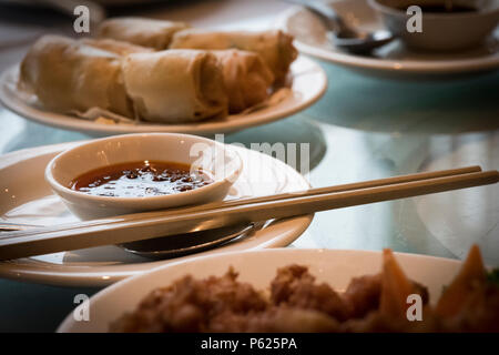 Images Closup de cuisine chinoise servi au restaurant Banque D'Images