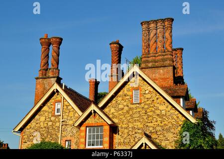 Dans le village de Albury Surrey Hills Banque D'Images