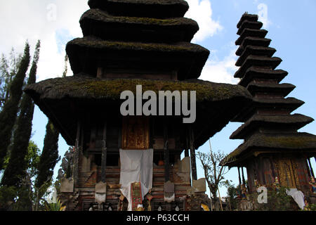 Le point de vue autour de Pura Ulun Danu Batur à Bali. Prises en mai 2018. Banque D'Images