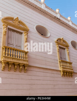 Une vue typique à Cartagena colombie Banque D'Images