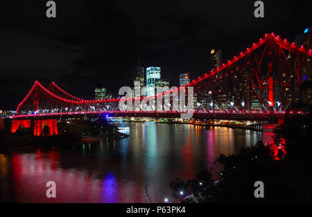 Story Bridge à Brisbane Banque D'Images