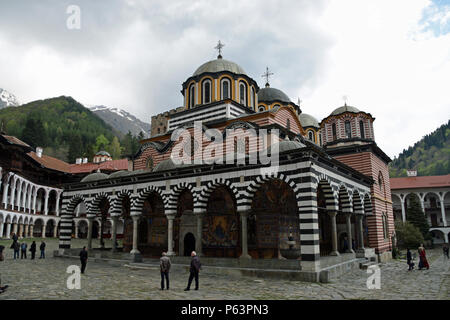 Monastère de Rila en Bulgarie Banque D'Images