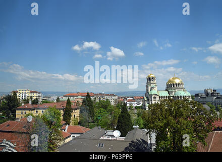 Vue sur Sofia, Bulgarie Banque D'Images